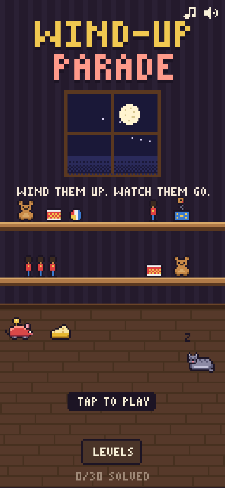 Wind-Up Parade title screen